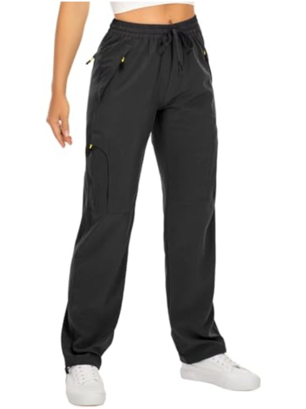 Women's Quick Dry Hiking Cargo Pants Drawstring Waist
